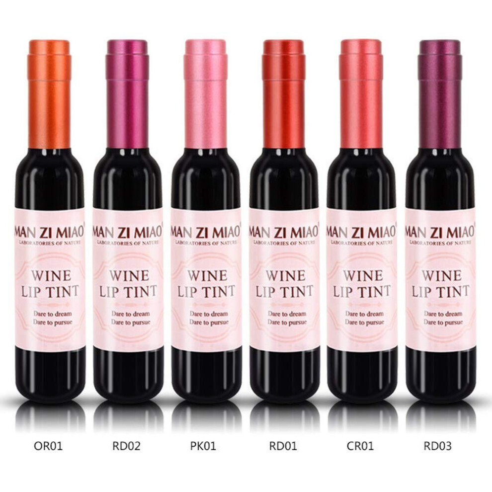 Wine Red Liquid Lipstick Long Lasting Lip Gloss Universal Skin Compatibility Gift Ready RD01