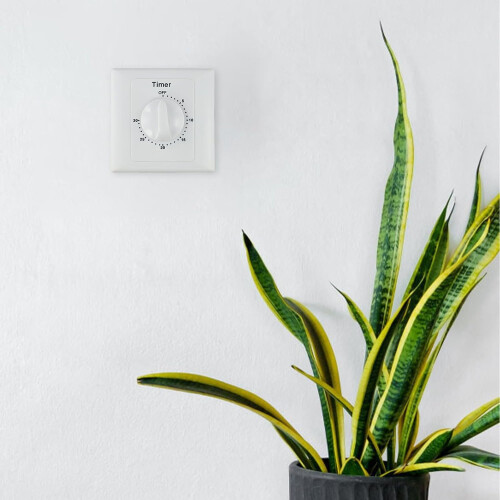 Digital Countdown Timer Socket 15A for Water Pumps, Programmable Electronic Switch, Energy Saving 2