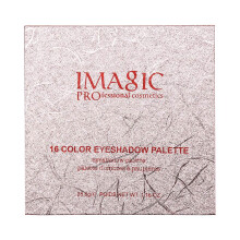 16 Color Eyeshadow Palette with Glitter Shimmer, Vivid Pigment, Easy Blend Formula