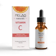 20% Vitamin C Serum with Hyaluronic Acid and Vitamin E for Hydrated Firm Anti Aging Skin