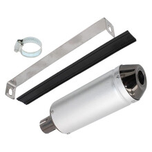 28mm Motorcycle Exhaust Pipe Muffler for 110cc 125cc 150cc Dirt Bike Quad Scooter Boosts Power