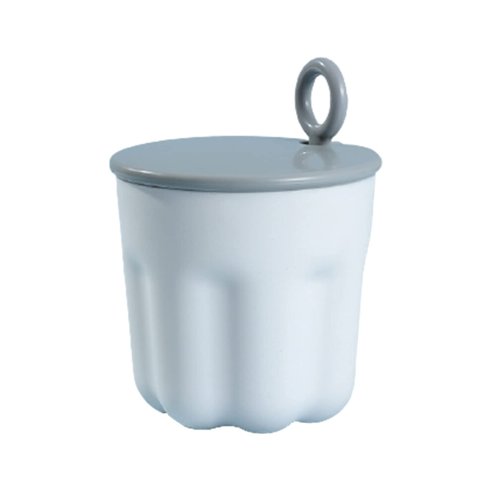 White Face Foam Maker Cup For Rich Facial Cleansing Bubbles, Compact Travel Size,