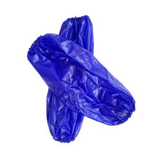 Waterproof PVC Protective Sleeves Oilproof Scratch Resistant for Fishery Kitchen Blue 40x20cm