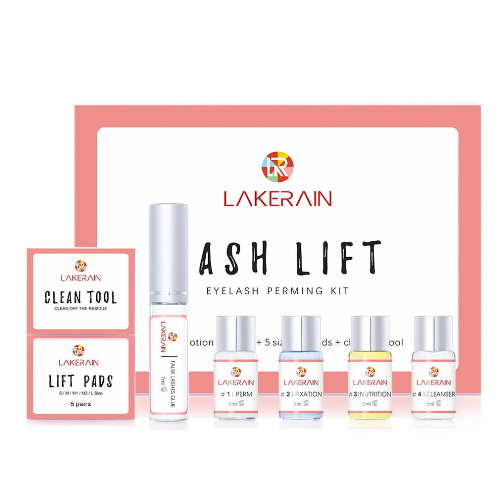 Lash Lift Kit and Eyelash Perm Kit with Long Lasting Curl, Gentle Formula for Home and Salon