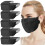 KF94 Face Mask for Adults Black 50 Pack 3D Fish Type FourLayer Filtration Breathable Protective 5