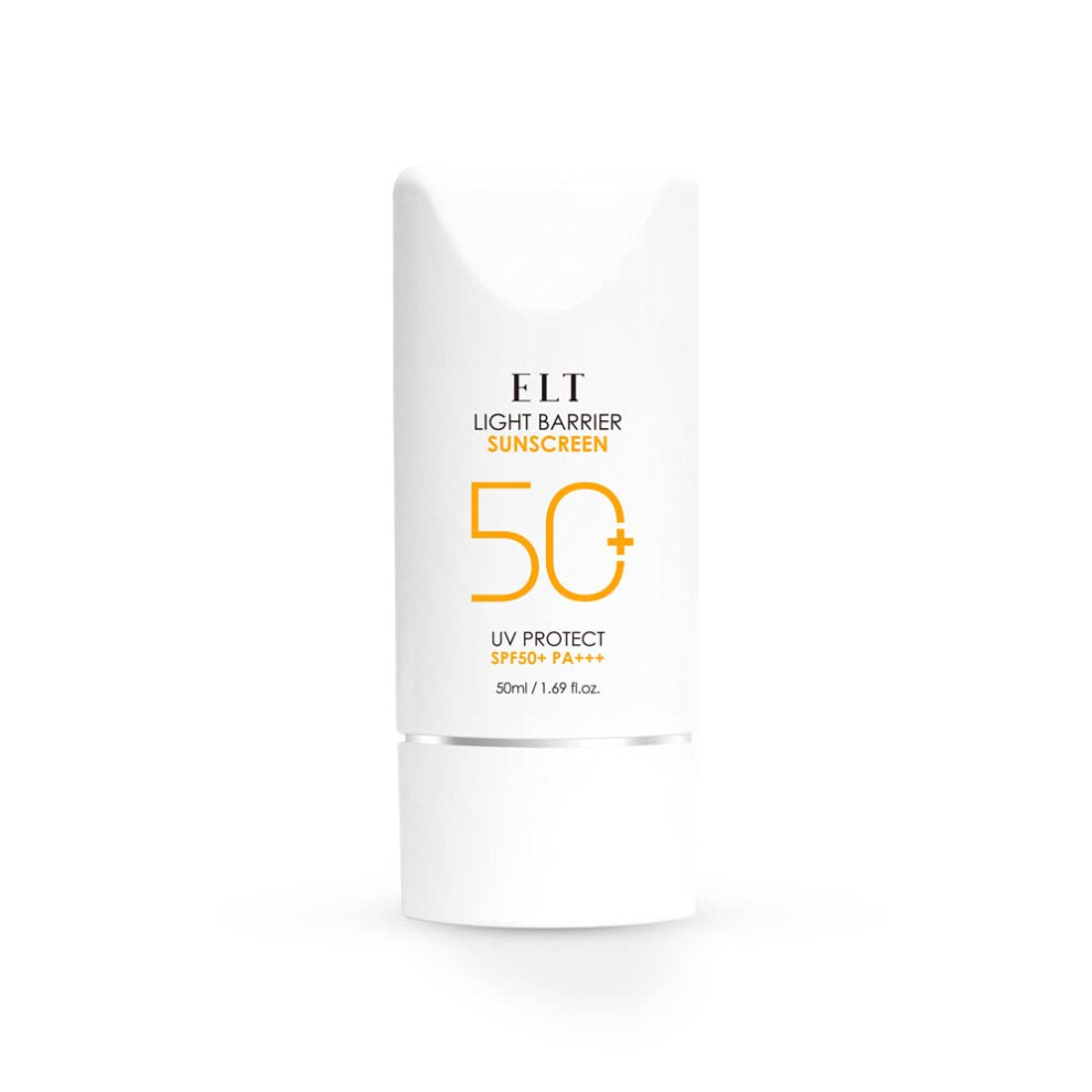 Light Korean Sunscreen Spf50+ Pa+++ 50Ml Hydrating Nonsticky Facial Sunblock Longlasting Skin Protection