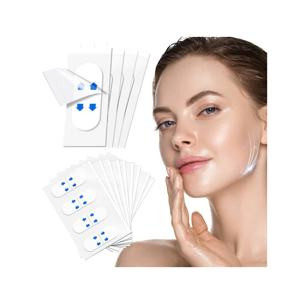 Face Lift Tape 40PCS Invisible Waterproof V Shape Stickers for Instant Lift and Double Chin