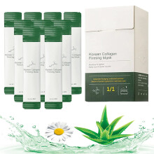 Collagen Face Mask 40PCS with Deep Overnight Hydration, AntiAging Firming, NoRinse Sleeping Mask
