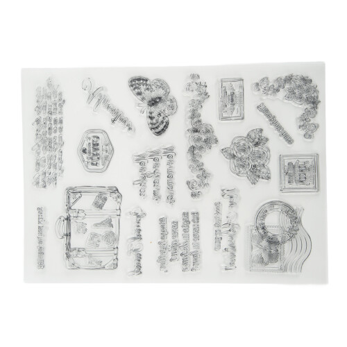 Σφραγίδες Scrapbooking DIY από υψηλής ποιότητας υλικό σιλικόνης με εξαιρετικά σχέδια, 2