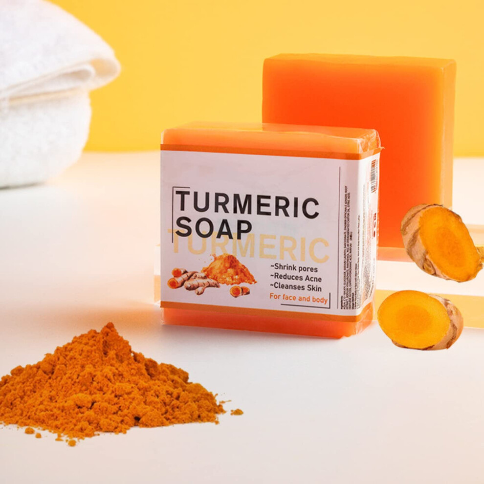 Lymphatic Drainage Soap with Organic Ginger Turmeric for Neck and Armpit Detox and Anti Swelling