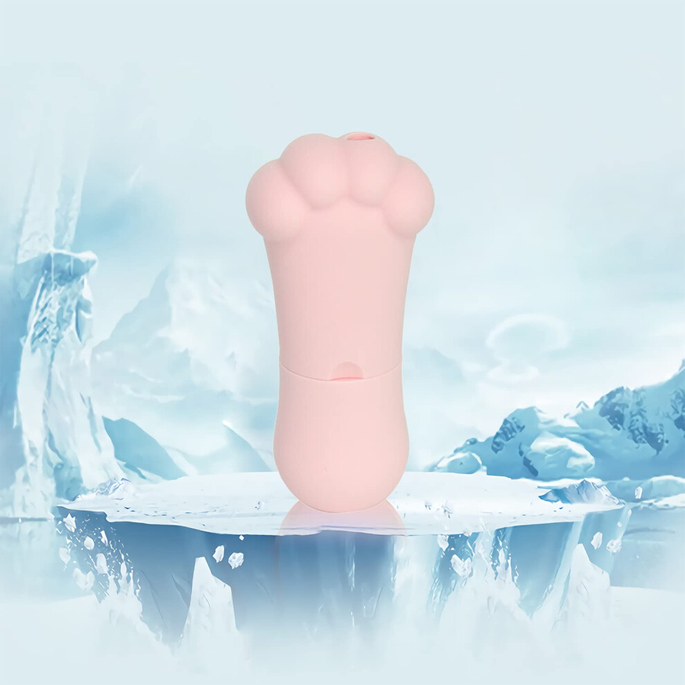 Ice Face Roller Pink Reusable Silicone Mold for Face and Eyes Cooling Skincare Massage Tool
