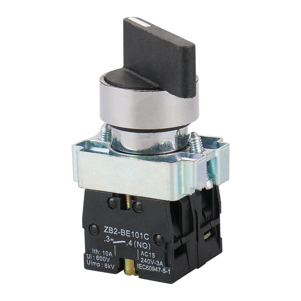Rotary Selector Switch 22Mm Latching 3Position 2No Control For Industrial Equipment 9365369678569