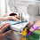 Effortless Cross Stitch Tools for Precision Work, Thumb Protector with Sewing Tools Functionality, Adjustable Sewing Finger for Quilting and 5