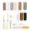 29Pcs Leather Sewing Kit with Needles, Thread, Scissors & Tools 1