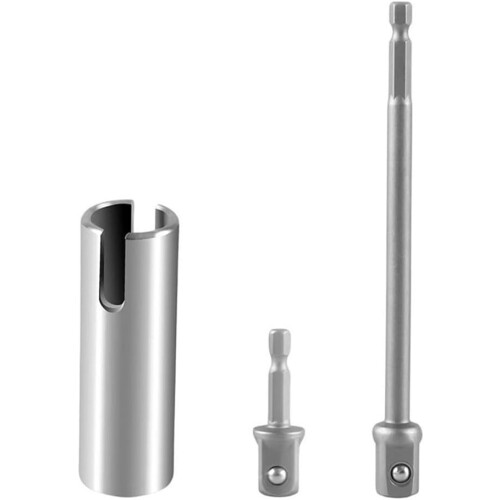 Stainless Steel RV Scissor Jack Drill Adapter with 2 Socket Bits for Camper Stabilizer Jacks 2