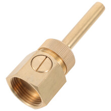 3Pcs Brass Fountain Nozzles Golden Adjustable Nozzle for Water Gardens