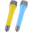 8Pcs Assorted Color Plastic Microphone Toy Kids Pretend Play Props 1
