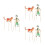 3Pcs DIY Shadow Puppet Character Kit Portable Hand Puppet Set for Kids 7
