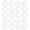 60Pcs Durable White Plastic Clothes Hanger Separators for Kids Closet 1