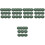 50Pcs Practical Green Non-Woven Fabric Tree Root Barrier Mulch Rings 6
