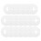 60Pcs Durable White Plastic Clothes Hanger Separators for Kids Closet 10