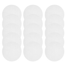 3000Pcs White Spill Proof Paper Lids for Cups with Leakproof Seal