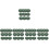 50Pcs Practical Green Non-Woven Fabric Tree Root Barrier Mulch Rings 7