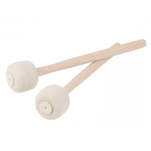 4Pcs Beginner Wooden Drumsticks Felt Head for Marching Band Drums 1