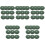 50Pcs Practical Green Non-Woven Fabric Tree Root Barrier Mulch Rings 5