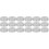 18Pcs Silver Reusable Metal Storage Tins with Lids Round Design 6