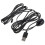4Pcs Black Infrared Remote Signal Extender Cable USB Powered for TV 2