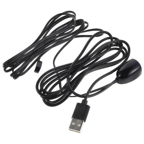 4Pcs Black Infrared Remote Signal Extender Cable USB Powered for TV 1