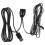 4Pcs Black Infrared Remote Signal Extender Cable USB Powered for TV 3
