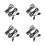 4Pcs Black Infrared Remote Signal Extender Cable USB Powered for TV 7