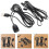 4Pcs Black Infrared Remote Signal Extender Cable USB Powered for TV 11