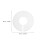 60Pcs Durable White Plastic Clothes Hanger Separators for Kids Closet 2