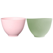 4Pcs Lightweight Silicone DIY Facial Mask Bowls for Home and Salon