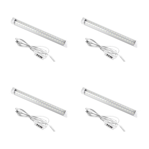 4Pcs White LED Uv Blacklight Bars USB Powered Lights for Decor 2