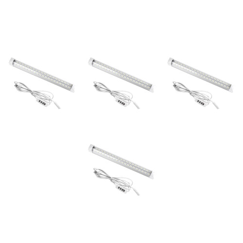 4Pcs White LED Uv Blacklight Bars USB Powered Lights for Decor 1