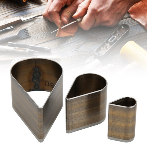 Εργαλεία χειροτεχνίας δέρματος DIY με τρυπάνι κοίλης οπής πολλαπλών μεγεθών, σετ 1