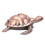 Τασάκι Turtle σε αντίκα στυλ Μεταλλικό αντιανεμικό καπάκι ελέγχου οσμών ημικλειστό 2
