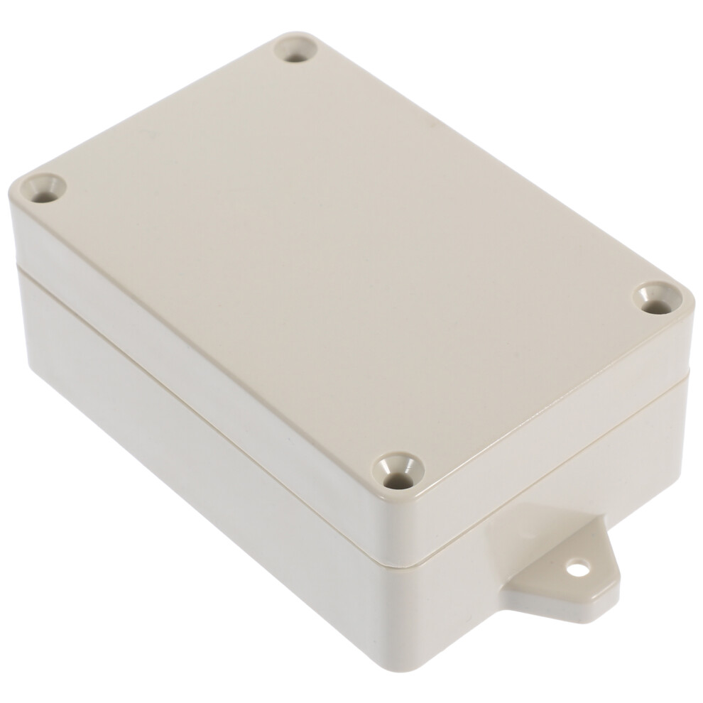 4Pcs Weatherproof Plastic Junction Box White Electrical Project Box 3614062763505