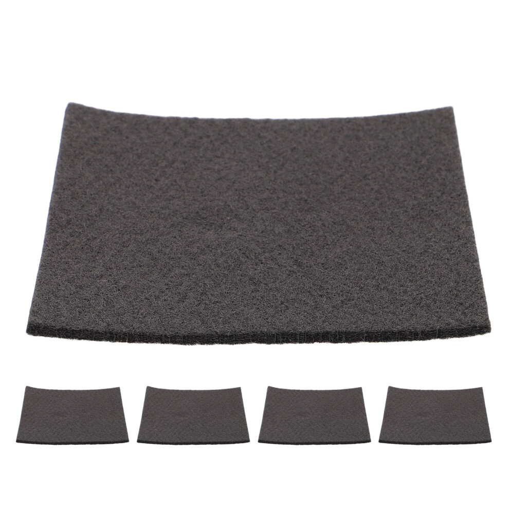 20Pcs High Purity Carbon Fiber Felt Heat Proof Insulation Sheet Black 3614062763154
