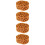 4Pcs Reusable Painting Sponge Tool Comfortable Orange Sponge for Art 10