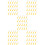 100Pcs Small Yellow Plastic Scratcher Tool for Ticket Scraping 10