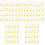 100Pcs Small Yellow Plastic Scratcher Tool for Ticket Scraping 5