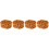 4Pcs Reusable Painting Sponge Tool Comfortable Orange Sponge for Art 6