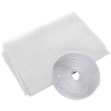 3Pcs White Thin Net Window Screen with Sticky Tape for