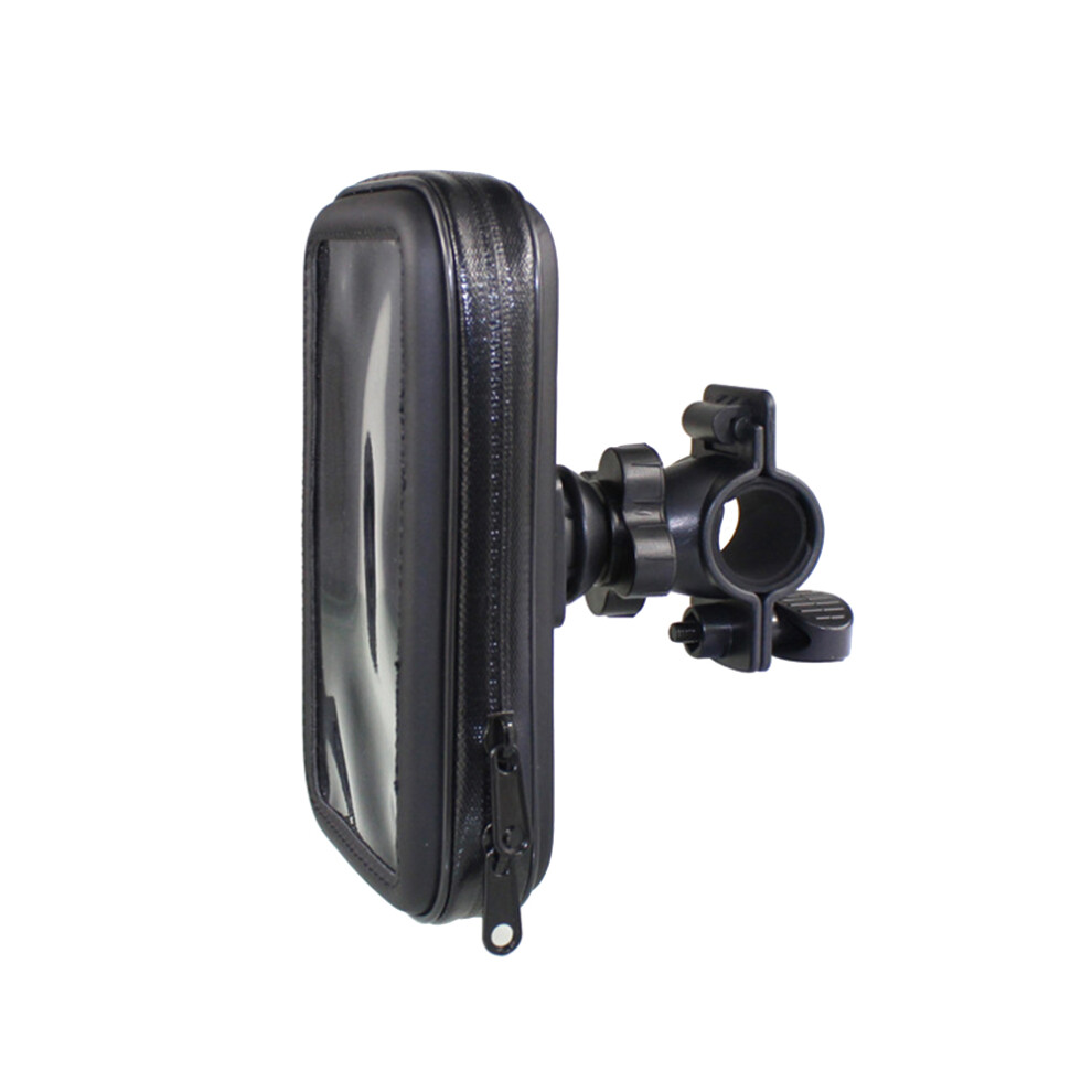 3Pcs Waterproof Bike Phone Holder With 360 Rotatable Base Black 3621421237928