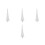 4Sets White Iron Wind Turbine High Efficiency Replacement 10